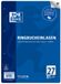 Oxford 400131582 Vulling Kladblok A4 50 Vel 90 g/m² Wit Gelijnd Papier EU Ecolabel