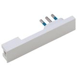 POLY POOL PP0416X kleine stekker 10A extra plat ruimtebesparend kabeluitgang 90° minimale dikte Made in Italy wit