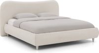 Goossens Bedframe Pecaro, 180 x 200 cm Stof Alpine ivory 101