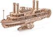 Nice Idea Pub Kitcreatives Bouwpakket DIY 3D Puzzle Stoomboot Riverboat Missisippi van hout - 44,7 cm - 384 onderdelen
