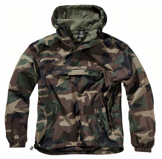 Brandit Summer Pullover Jas 5XL Groen/Bruin