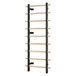 VEVOR Espalier en Bois Massif et Acier Carbone 197x80 cm, Échelle Suédoise Murale à 9 Niveaux