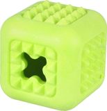 Flamingo Jouets pour chien Cube en mousse Dina - Vert - 7 cm