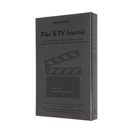 Moleskine Passion Journal - Film & Tv - Large - Hardcover - 400 Pages - Black