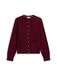 TOMMY HILFIGER Gebreid vest wijnrood
