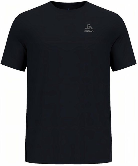 Odlo ZEROWEIGHT CHILL-TEC T-shirt met ronde hals, korte mouwen, katoen, zwart, maat S