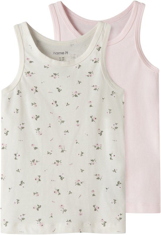 NAME IT - NMFTANK TOP 2P JET STREAM FLOWER NOOS - Meisjes - Onderhemden