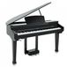 Gear4music GDP-100 piano à queue numérique, noir brillant