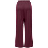 ONLY loose fit casual gestreepte broek - donkerrood