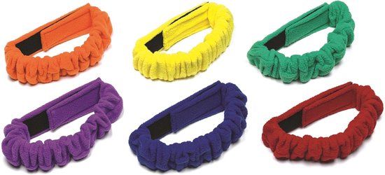 Spordas 3 Legged Race Bands - Set of 6 - Multi-color