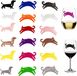 Marqueurs de verres réutilisables en silicone pour verres à vin - Set de 18
