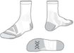 X-Socks Bike Expert Crew Sokken Wit EU 39-41