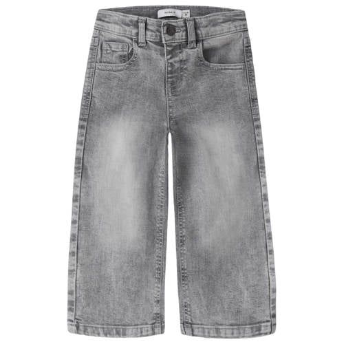 NAME IT MINI NMFROSE wide leg jeans - grijs