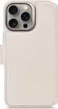 DECODED Leren Detachable Wallet Case voor iPhone 16 Pro Max - 2-in-1 Magnetisch Afneembaar Hoesje met Pasjeshouder - Premium ECCO Leer - Geschikt voor MagSafe - Clay Beige