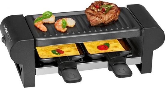 Clatronic RG 3592 - 2-persoons gourmetstel - Zwart