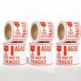 OFITURIA FRAGILE Etiketten 101 mm - 6 rollen (1800 stuks)