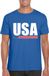 Bellatio Decorations Shoppartners Bv Blauw USA supporter t-shirt voor heren - Amerikaanse vlag shirts M