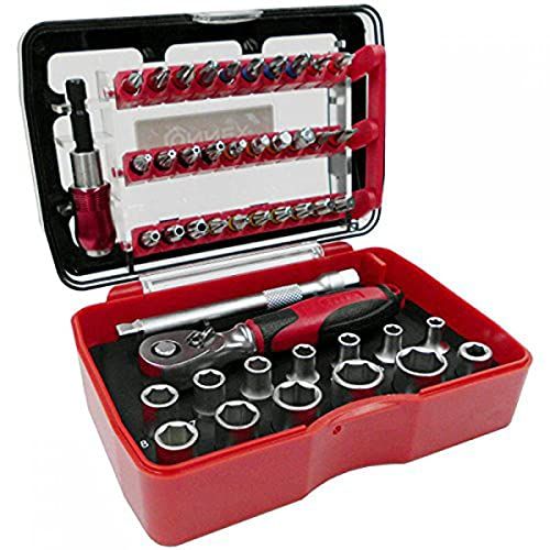 Connex COXB973946 Bit/Dopsleutelset met Ratel - 46 Stuks