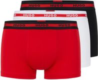 HUGO Planet 10249742 01 Boxer 3 Unités Hommes - Bright Red - S