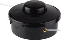 FEPITO Tête de fil gauche M10x1,25 avec tête de fil double automatique pour débroussailleuse, coupe-herbe, moteur, débroussailleuse, remplacement d'essence, bobine de fil, outil multifonctionnel