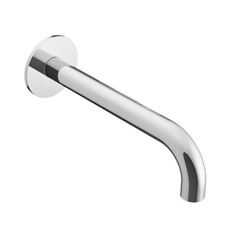 hotbath Wastafelkraan Uitloop Cobber 30cm Geborsteld Messing PVD