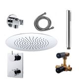 Boss & Wessing Inbouw Regendouche Set 06 Cemal Round Chroom