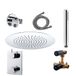 Boss & Wessing Inbouw Regendouche Set 06 Cemal Round Chroom