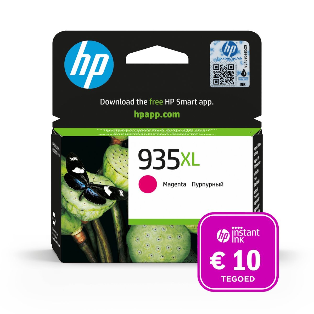 HP 935XL - Inktcartridge Magenta + Instant Ink tegoed