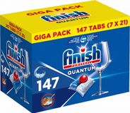 Finish Powerball Quantum Vaatwastabletten - 147 Tabletten - Voordeelverpakking