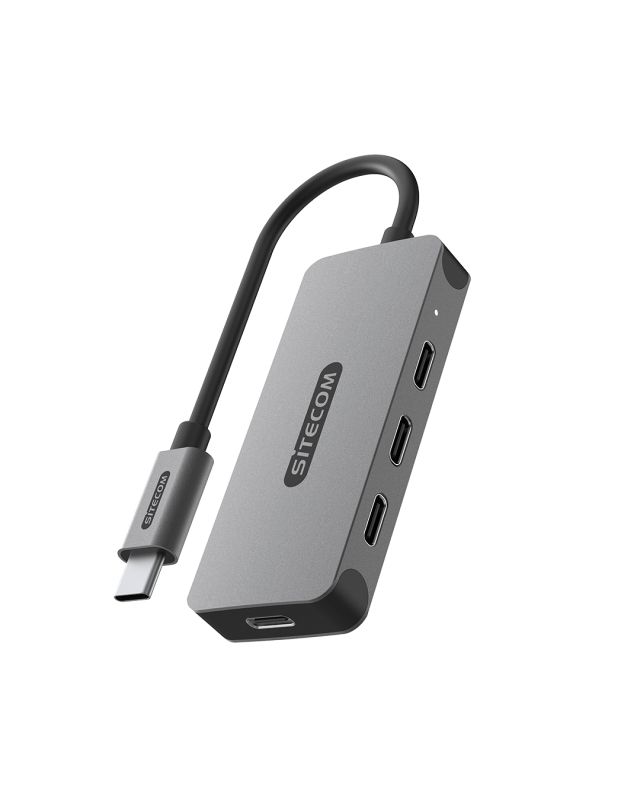 Sitecom USB-C to 4x USB-C Hub - 5 Gbps - 7,5 W - 15cm