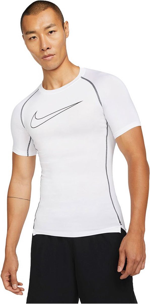 Nike Pro Dri-FIT Tight Sportshirt Heren - Maat L