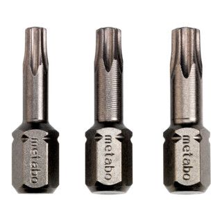 Metabo 3-delige Torx Schroevendraaier Bitset - T15/T20/T25 - Torsion