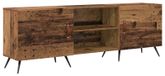 Meuble TV 150 x 30 x 50 cm Vieux bois Bois travaillé