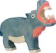 Holztiger Wildernis Nijlpaard Houten Figuur