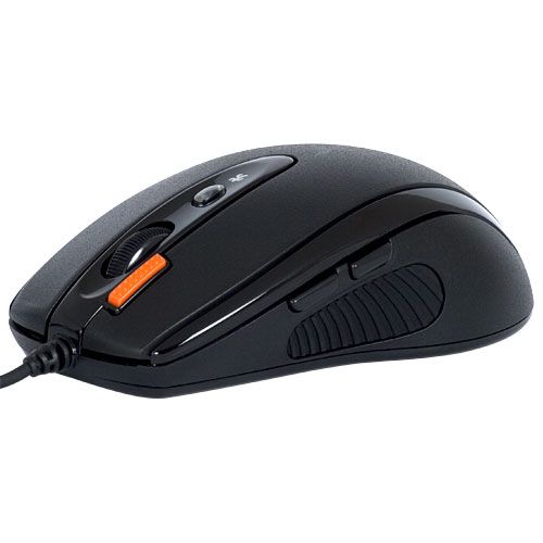 A4 Tech A4Tech X-710BH - Zwarte USB Muis - 7 Knoppen - Optisch - 1.8m Kabel