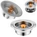 Set de 2 filtres 3-en-1 pour évacuation de cuisine, Inox
