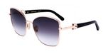 Ferragamo SF312SR Or rose/gris dégradé 60/18/140 Lunettes de soleil femme