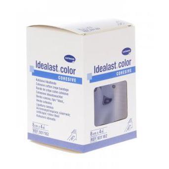 Hartmann Idealast color cohesive blauw 8cmx4m 1 stuks