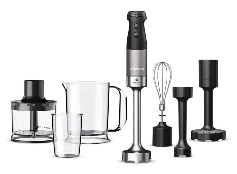 Kenwood Electronics Kenwood Staafmixer HBM80.327BK - 1200W - Incl. hakmolen, kloppers/garde & maatbeker
