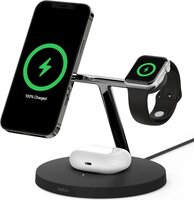 Belkin BOOST↑CHARGE PRO 3-in-1 Draadloze Oplader met MagSafe - Zwart