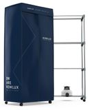 NewTek Newlux K Draagbare elektrische wasdroger Secadry XXL, droger met ventilatie, 1200 W, grote capaciteit 15 kg, timer 180 min, 3 standen, stil, multifunctioneel: droger, kast, wasrek blauw