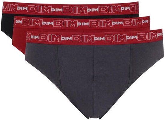 DIM Midi Slip - 3 Pack - Black - Men - Size XL