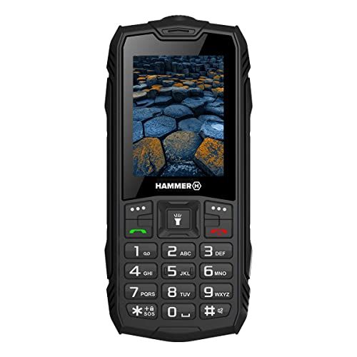 Hammer H Basalt - Robuuste Mobiele Telefoon - Zwart