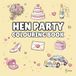 Hen Party Colouring Book - Yellow