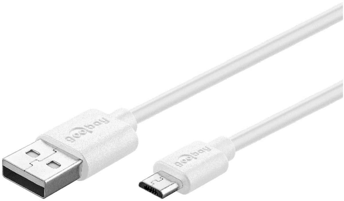 Goobay Fast Charging USB naar USB Micro B kabel tot 2