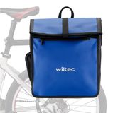 Sacoche de vélo porte-bagages - 22 litres - PVC 500D imperméable - Bleu