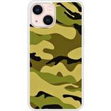 iPhone 13 Mini Camouflage Bedrukt Siliconen Hoesje