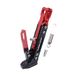 Universele hllsummer Universele Motorfiets Kickstand Verstelbare Voet Zijsteun Parking Kickstand Voor Elektrische Motor Parking Voet Zijsteun Stand, 1 Stk, Rood