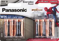 PANASONIC ALKALINE EVERYDAY POWER AA 8X