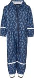 Playshoes Regenoverall voor jongens - Bouwwerkplaats - Marineblauw - maat 104cm